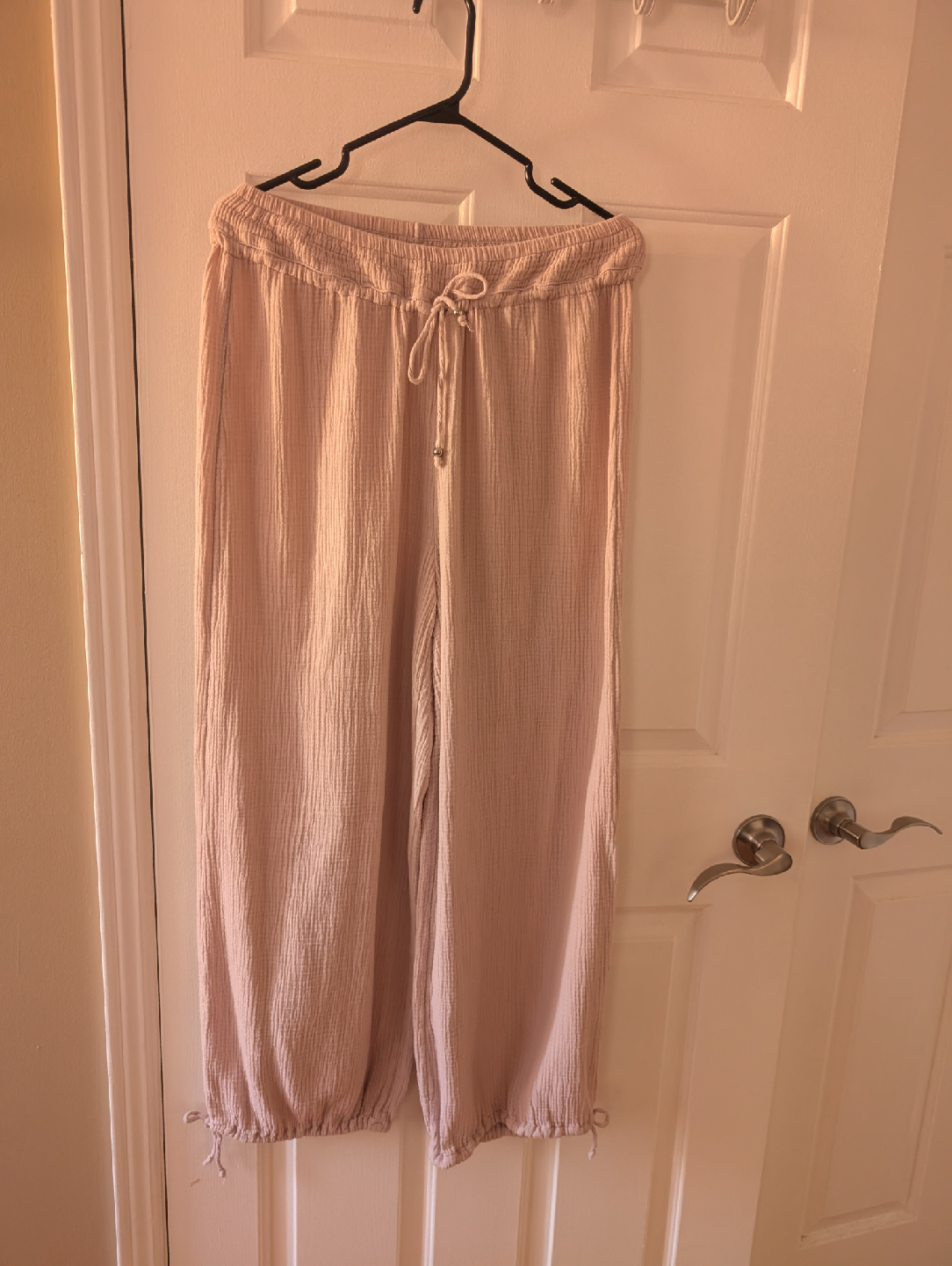 Dusty Rose  Wide Leg Pants