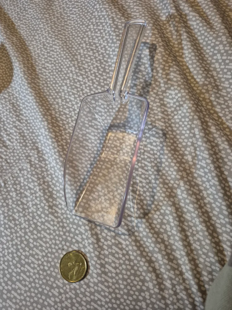 Clear Plastic Scoop