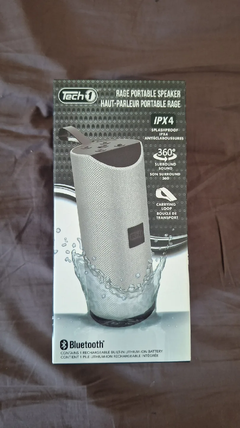 Tech1 Rage Portable Bluetooth Speaker - New in Box image indicator(3)