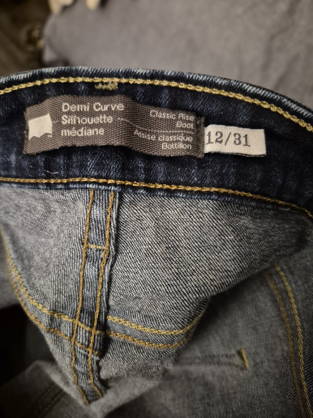 Levi's Demi Curve Classic Rise Boot Jeans Size 12 - photo 3