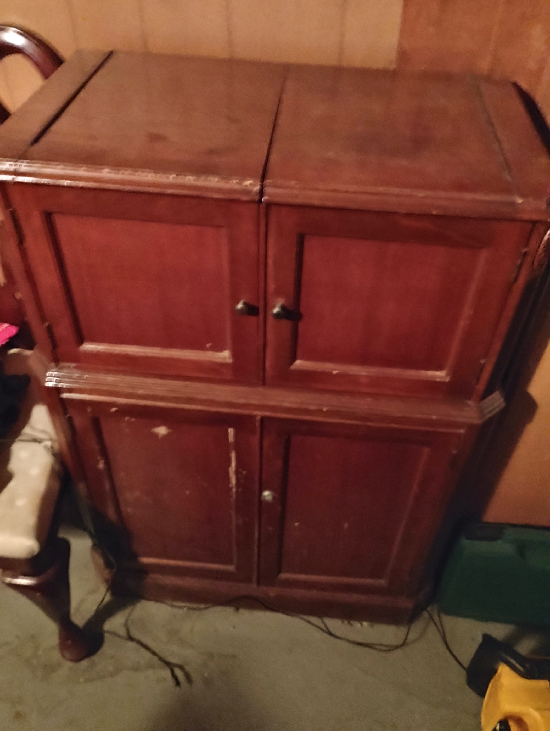 Wooden Cabinet with Storage - photo 2