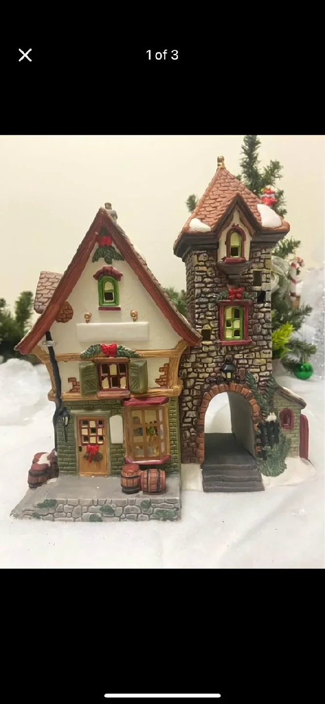 Christmas Village Miniature Buildings thumbnail