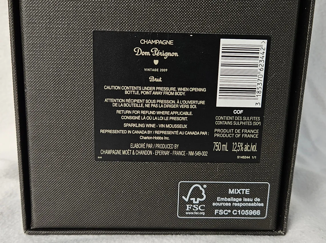Dom Perignon Champagne Vintage 2009 750ml Box Only image indicator(5)
