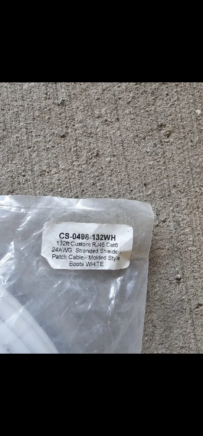 Phantom Cables 132ft Custom RJ45 Cat6 Patch Cable image indicator(2)