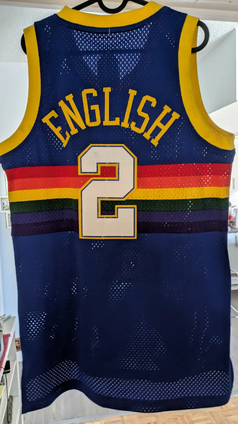 Vintage Adidas Alex English Jersey  1987-88 image indicator(2)