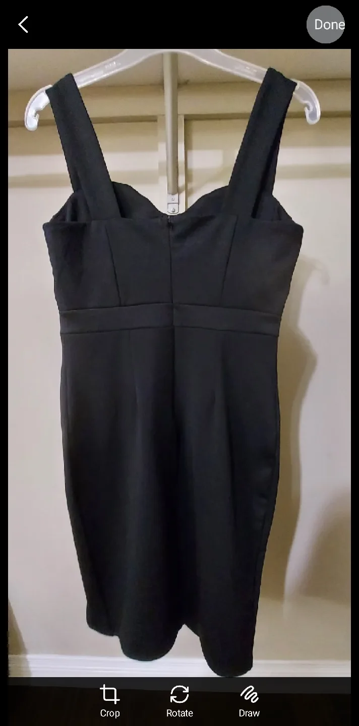 Black Bodycon Dress - Size S image indicator(2)