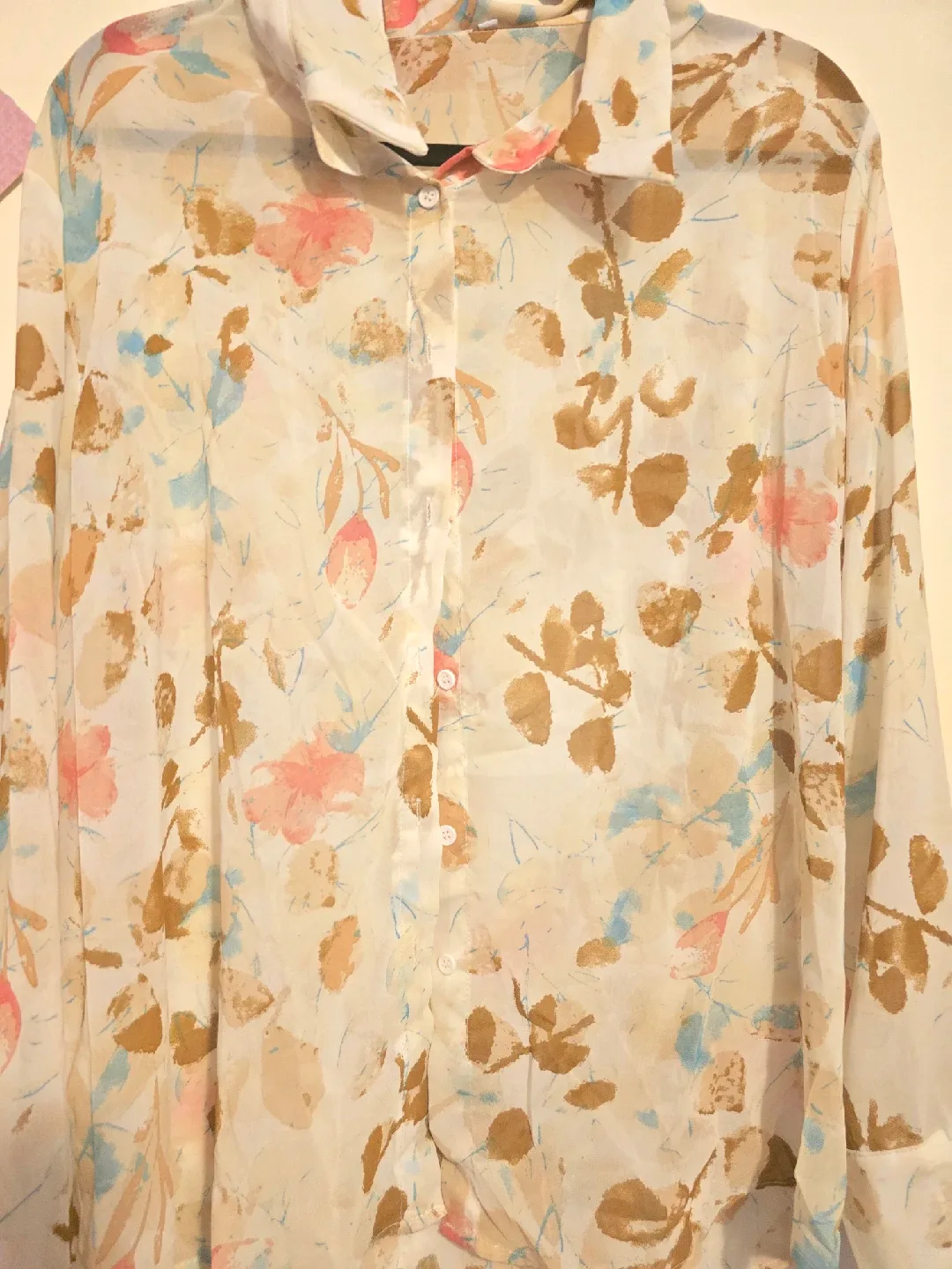 Fashion Nova Floral Print Blouse image indicator(4)