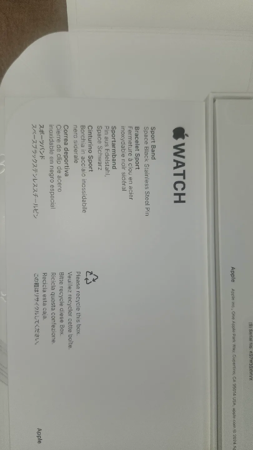 Apple Watch Series 10 - Sport Band - 46mm- Black image indicator(4)