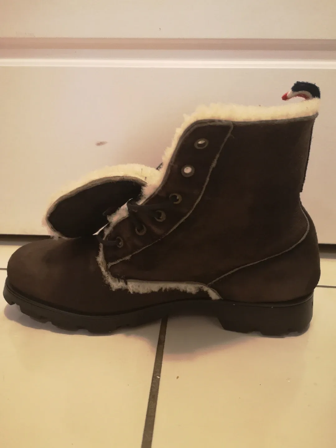 Moncler Brown Shearling Lined Boots - Size 40 image indicator(6)