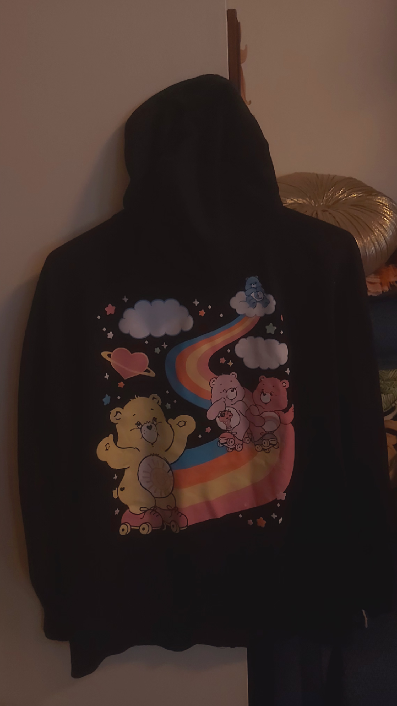 Care Bears Black Zip-Up Hoodie - photo 2