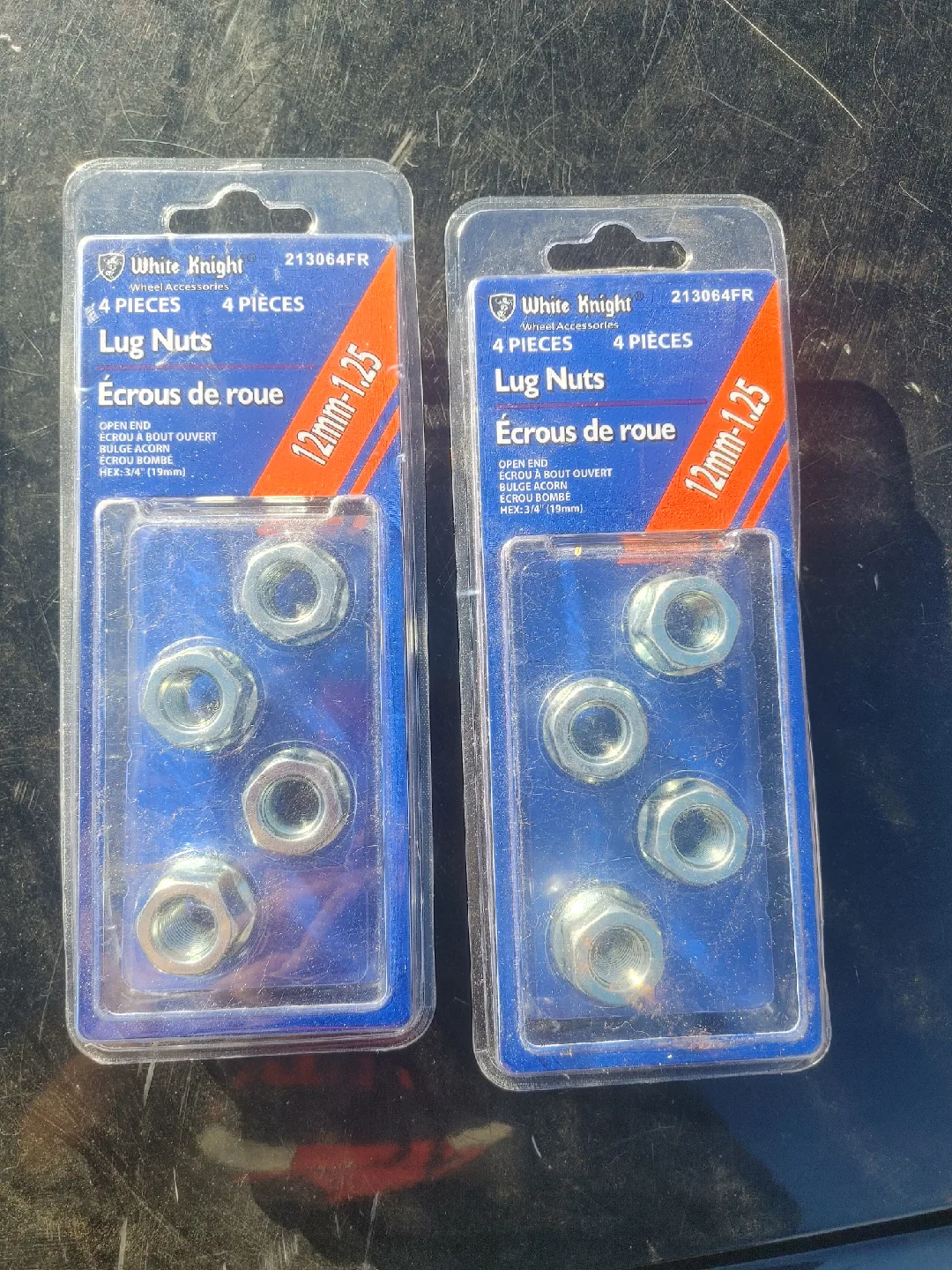 White Knight Lug Nuts 12mm-1.25 (4 Pieces) thumbnail