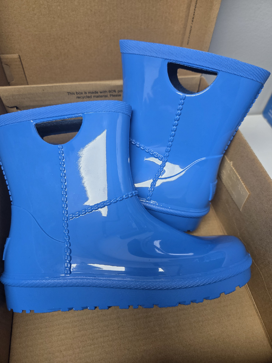kids UGG T.RAHJEE Blue Boots Size 12