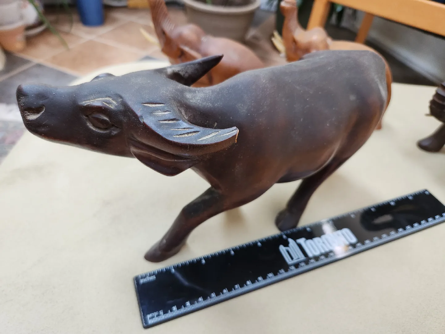 Hand Carved Wood Animal Figurines image indicator(3)