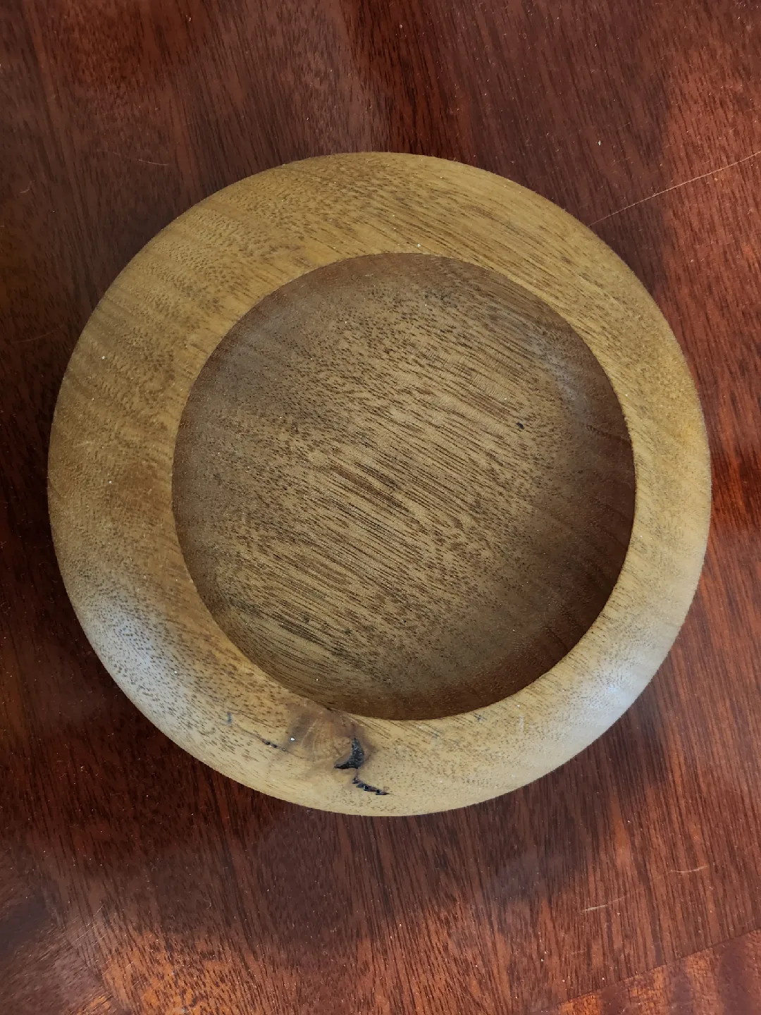 Wooden Ring Dish and hand made small bowl thumbnail