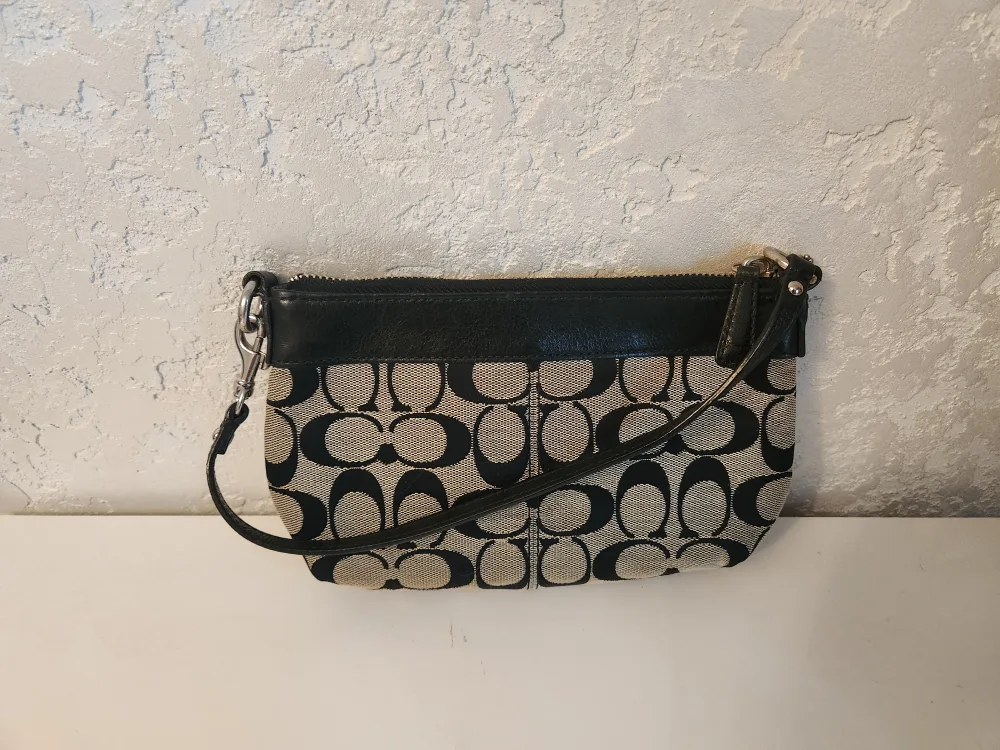 Coach Signature Canvas & Leather Small Handbag image indicator(2)