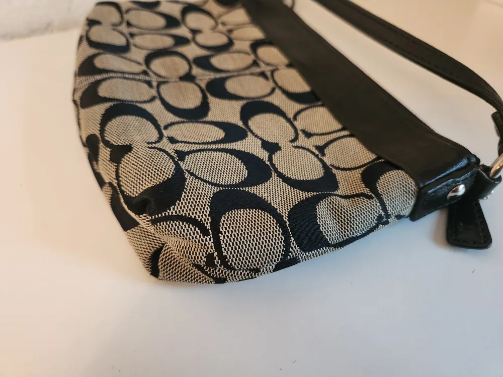 Coach Signature Canvas & Leather Small Handbag image indicator(5)