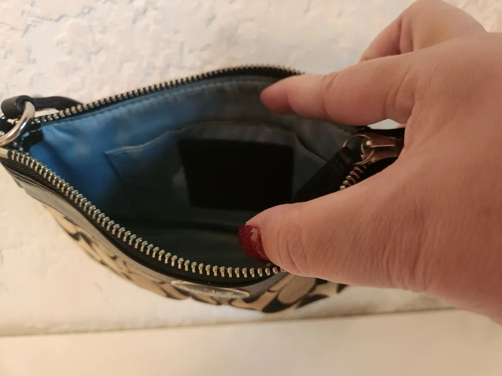 Coach Signature Canvas & Leather Small Handbag image indicator(6)