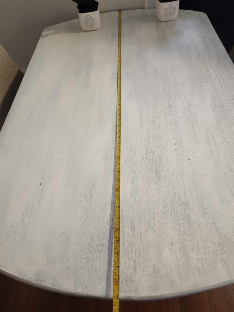 White Painted Dining Table - 32" x 52" - photo 4