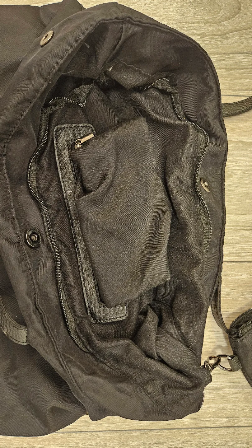 Black Tote Bag with Pouch image indicator(3)