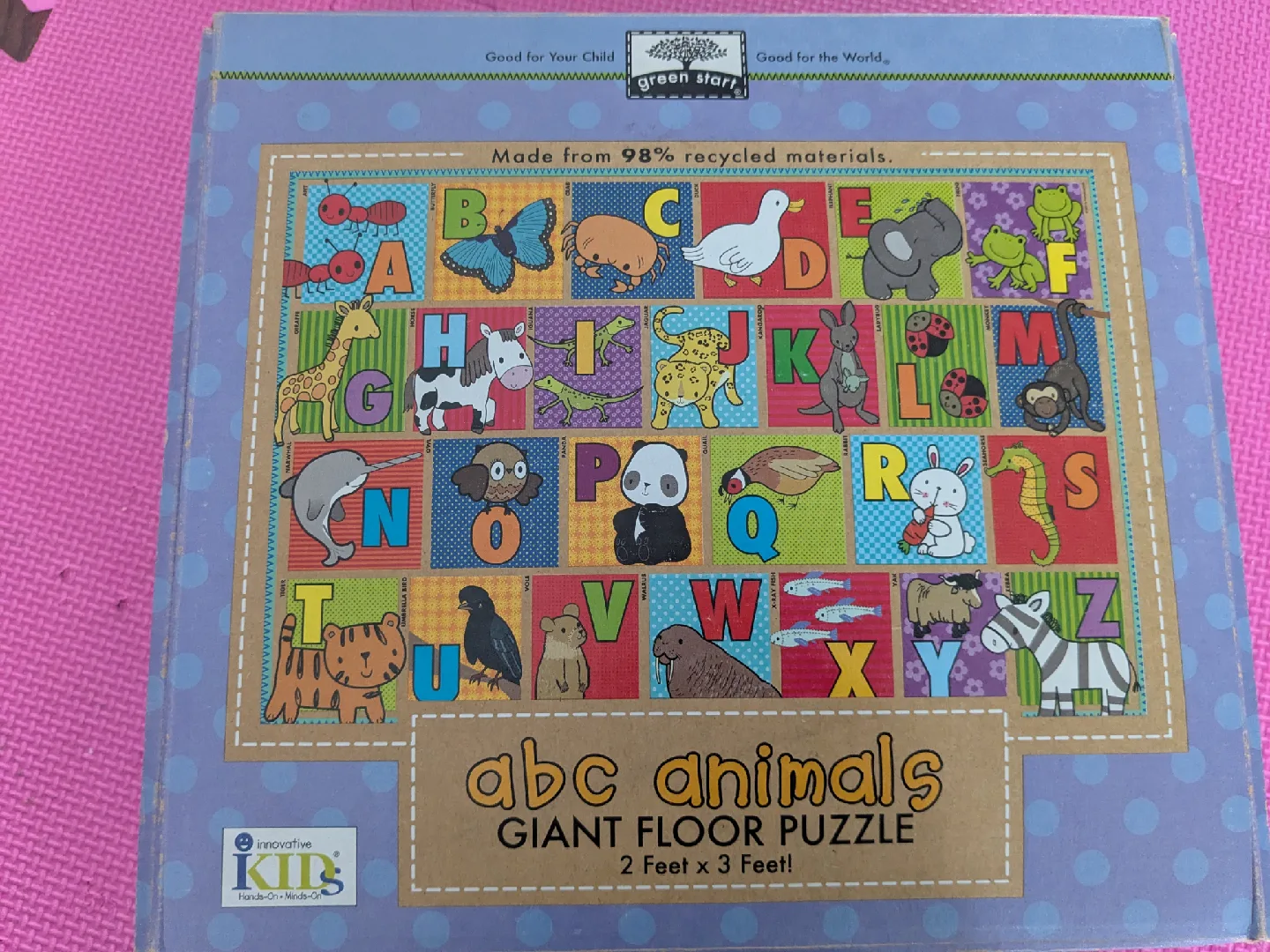 Green Start ABC Animals Giant Floor Puzzle