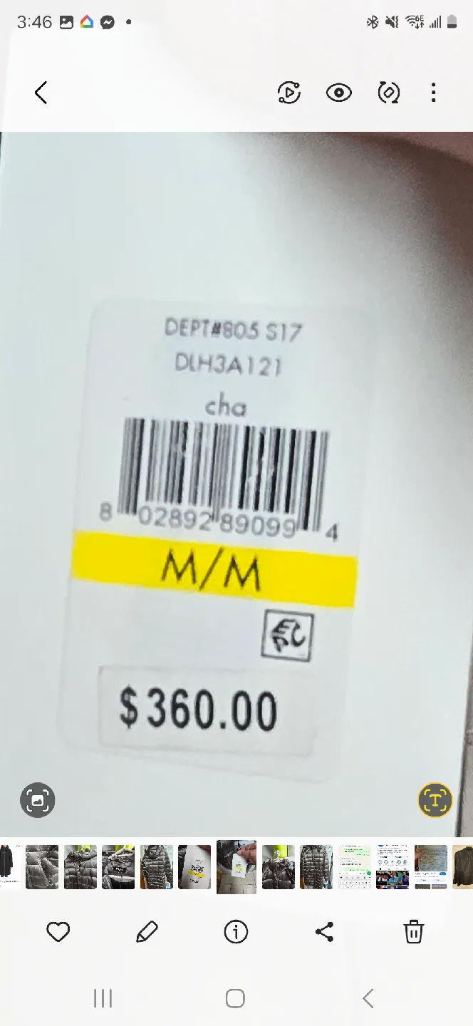 DKNY Silver  Puffer Coat - Size M image indicator(4)