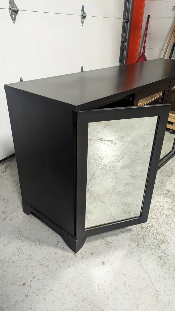 6' black buffet/credenza image indicator(3)