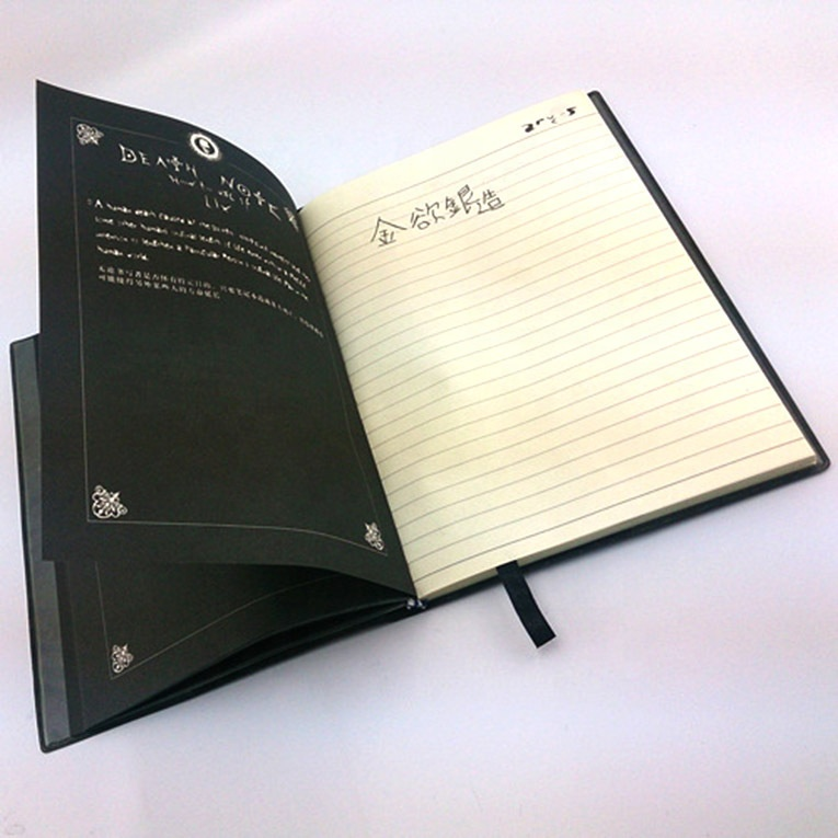Death Note Leather Notebook with Printed Rules Cosplay - photo 3