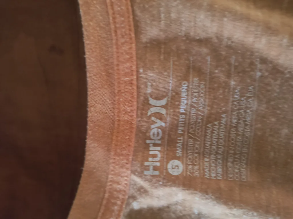 Hurley Small Peach T-Shirt image indicator(2)