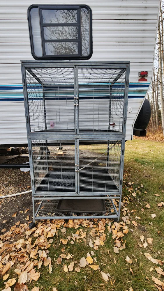 Large Metal Cage - Two Tier