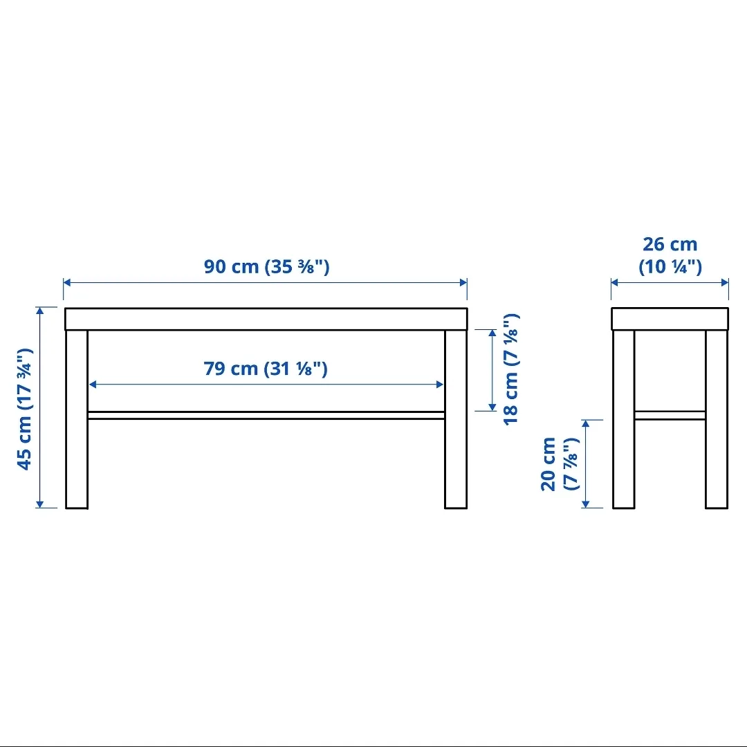Black Side Table / TV Stand image indicator(2)