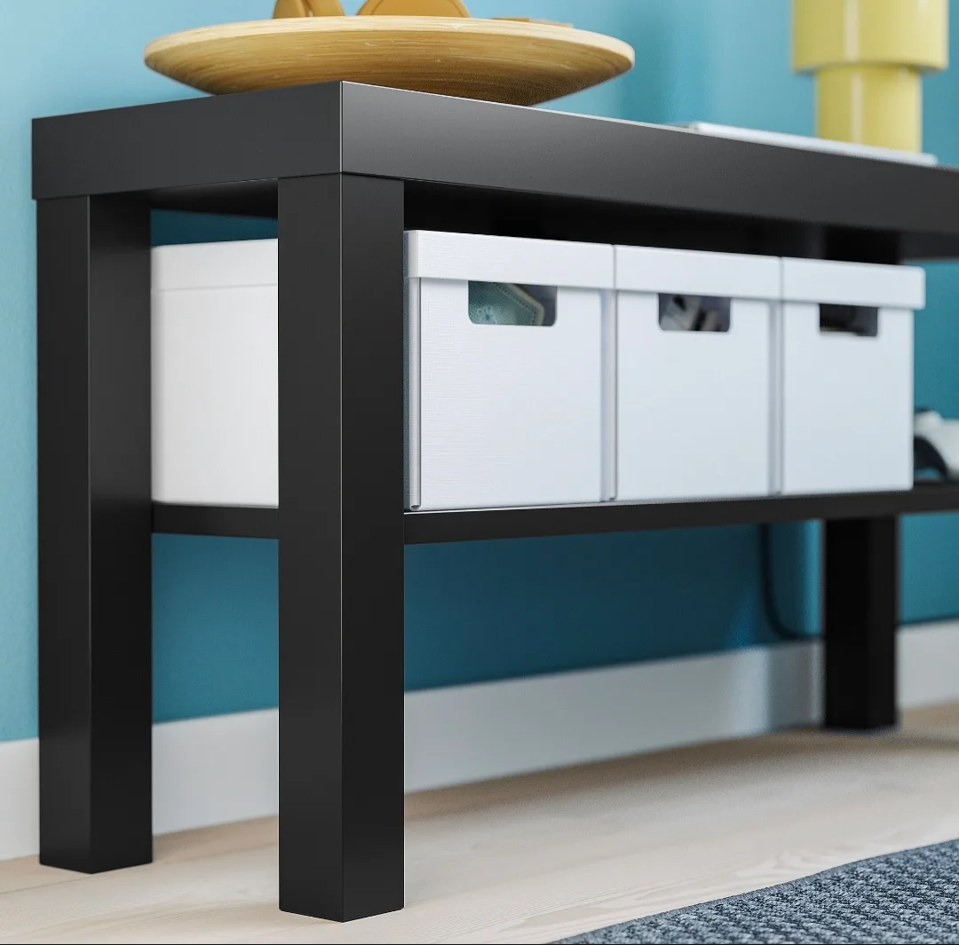 Black Side Table / TV Stand image indicator(3)