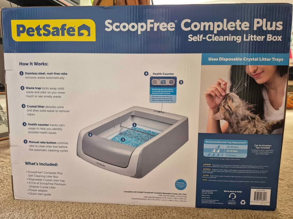Brand New: PetSafe ScoopFree 🥕 🥕🥕 Self-Cleaning Litter Box - photo 2