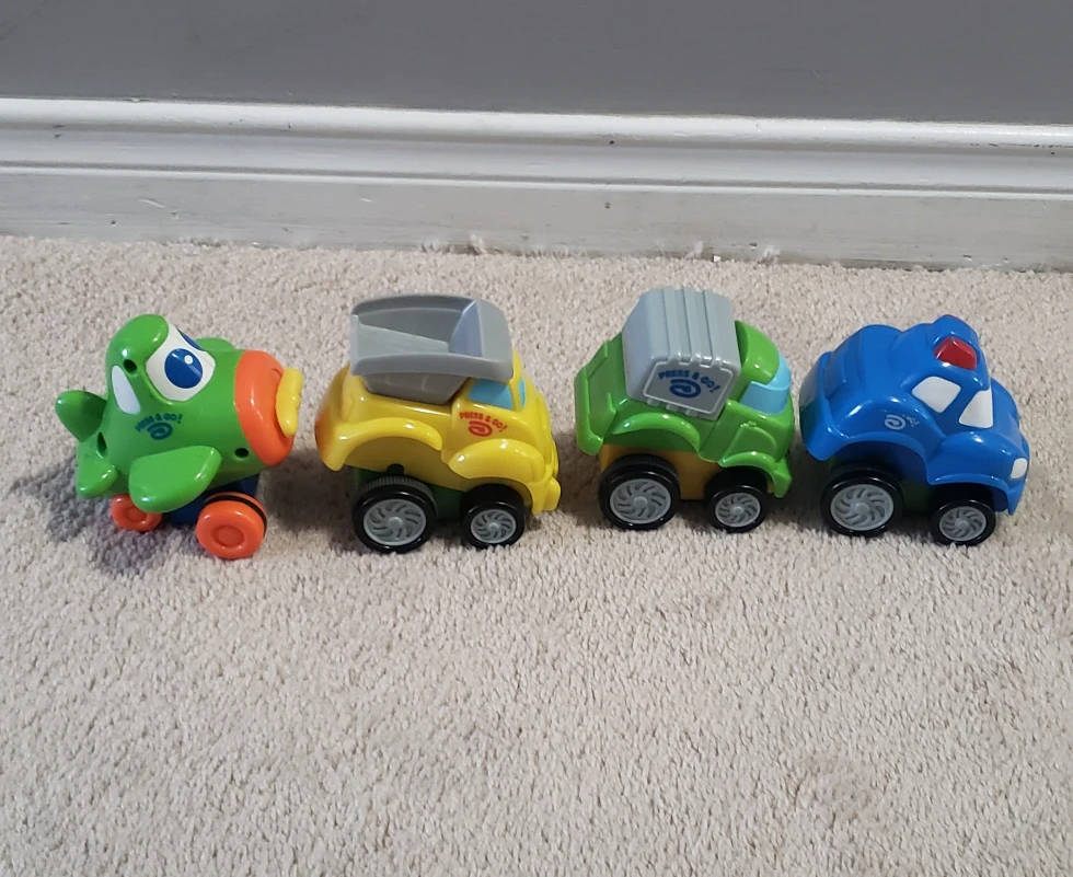 Press & Go! Vehicle Toys (Set of 4) - photo 2