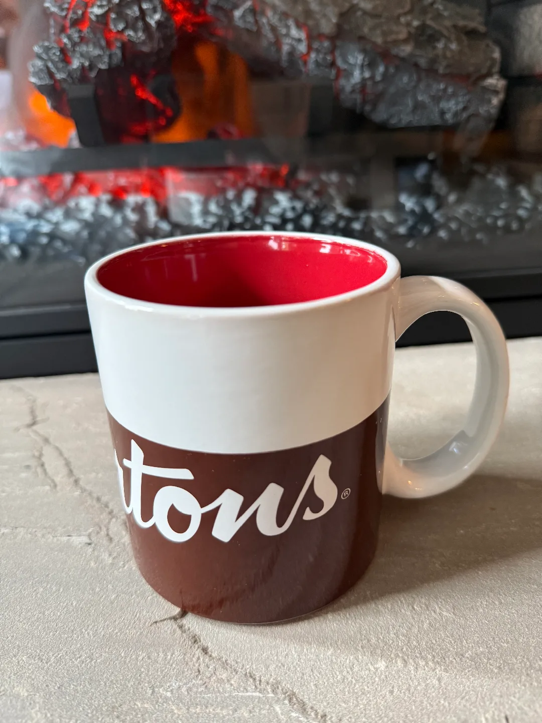 Tim Hortons Coffee Mug - Brown & White image indicator(2)