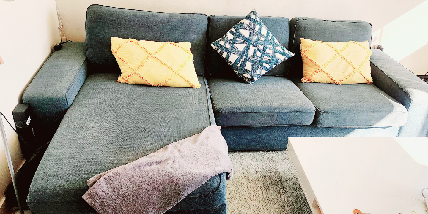 IKEA Kivik Blue-Grey Sectional Sofa