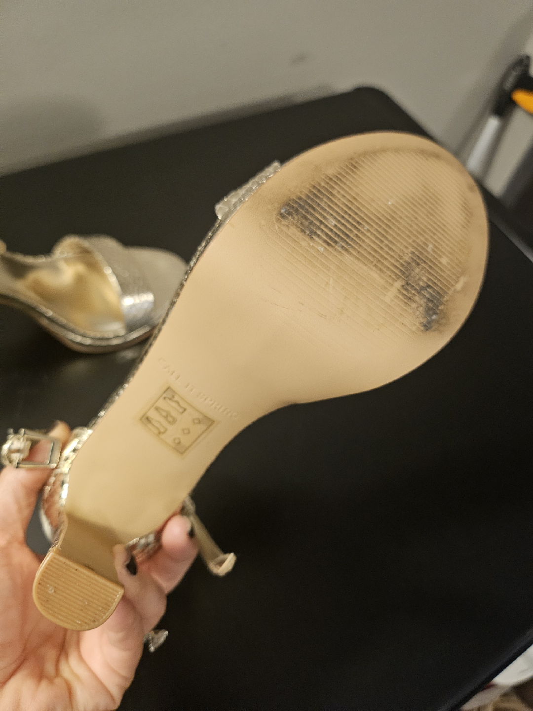 Call It Spring Gold Heels - Size 5 - photo 3
