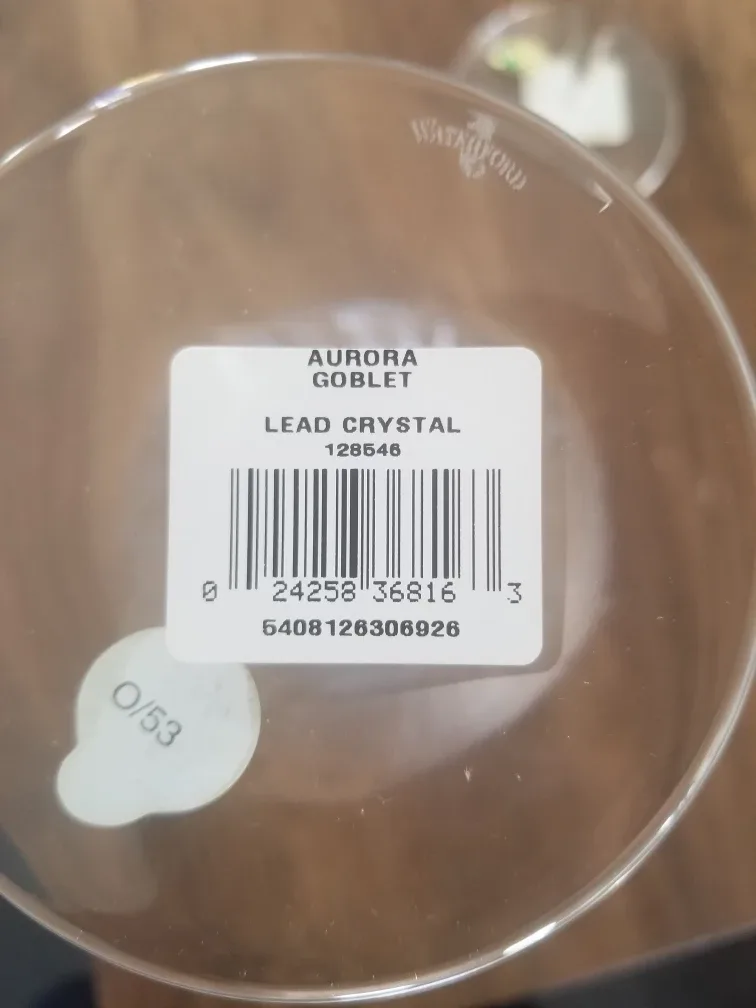 Waterford Crystal Aurora Goblet Wine Glasses - Set of 4 image indicator(4)