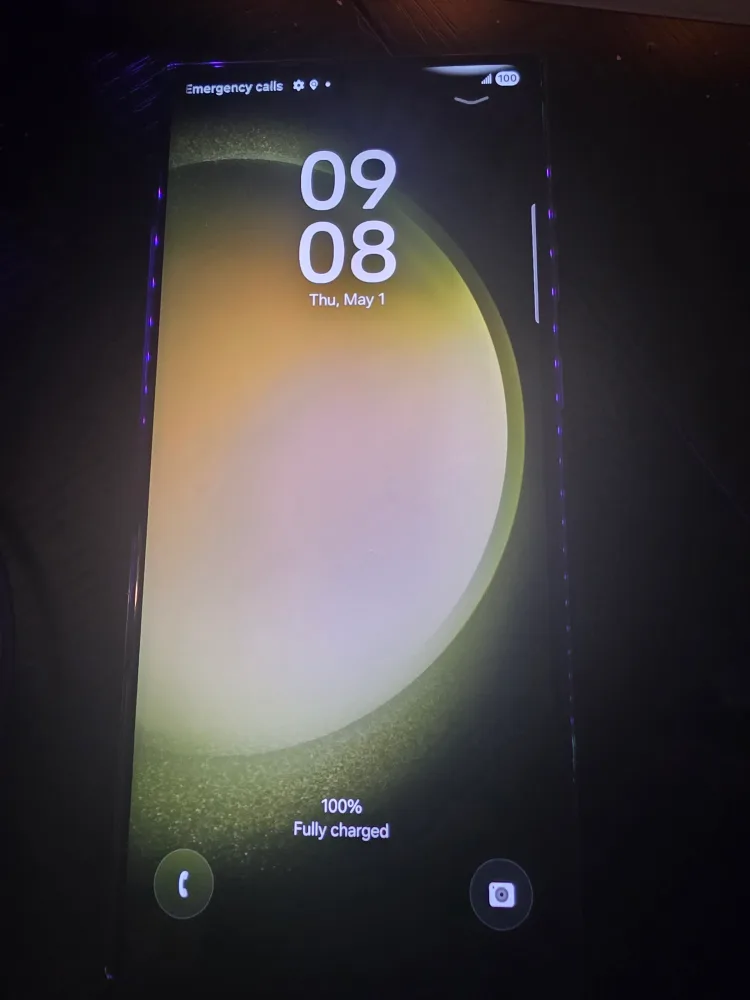 Samsung Galaxy S23 Ultra, Green image indicator(2)