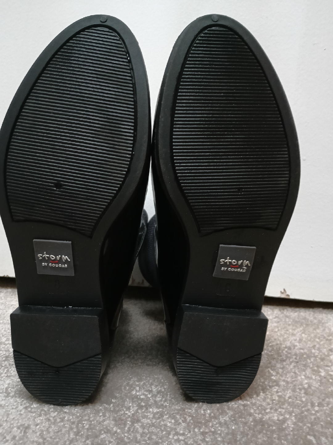 Cougar Storm Black Rain Booties - Size 8 - photo 4