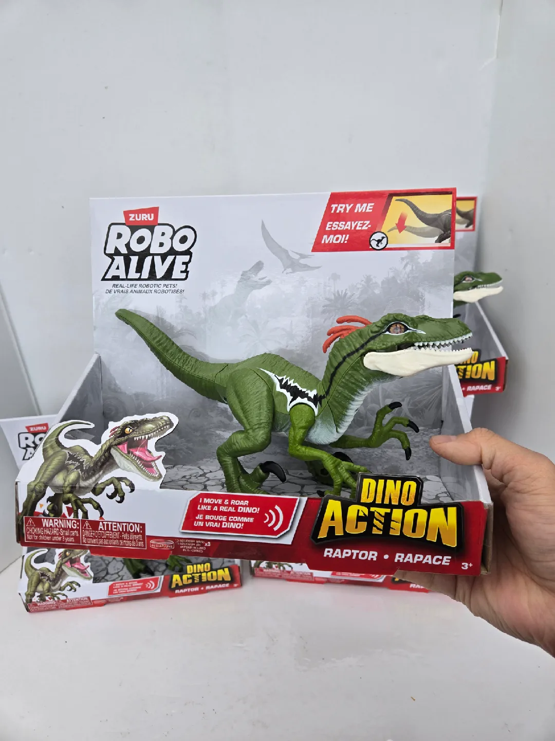 Robo Alive Dino Action Raptor by ZURU image indicator(2)