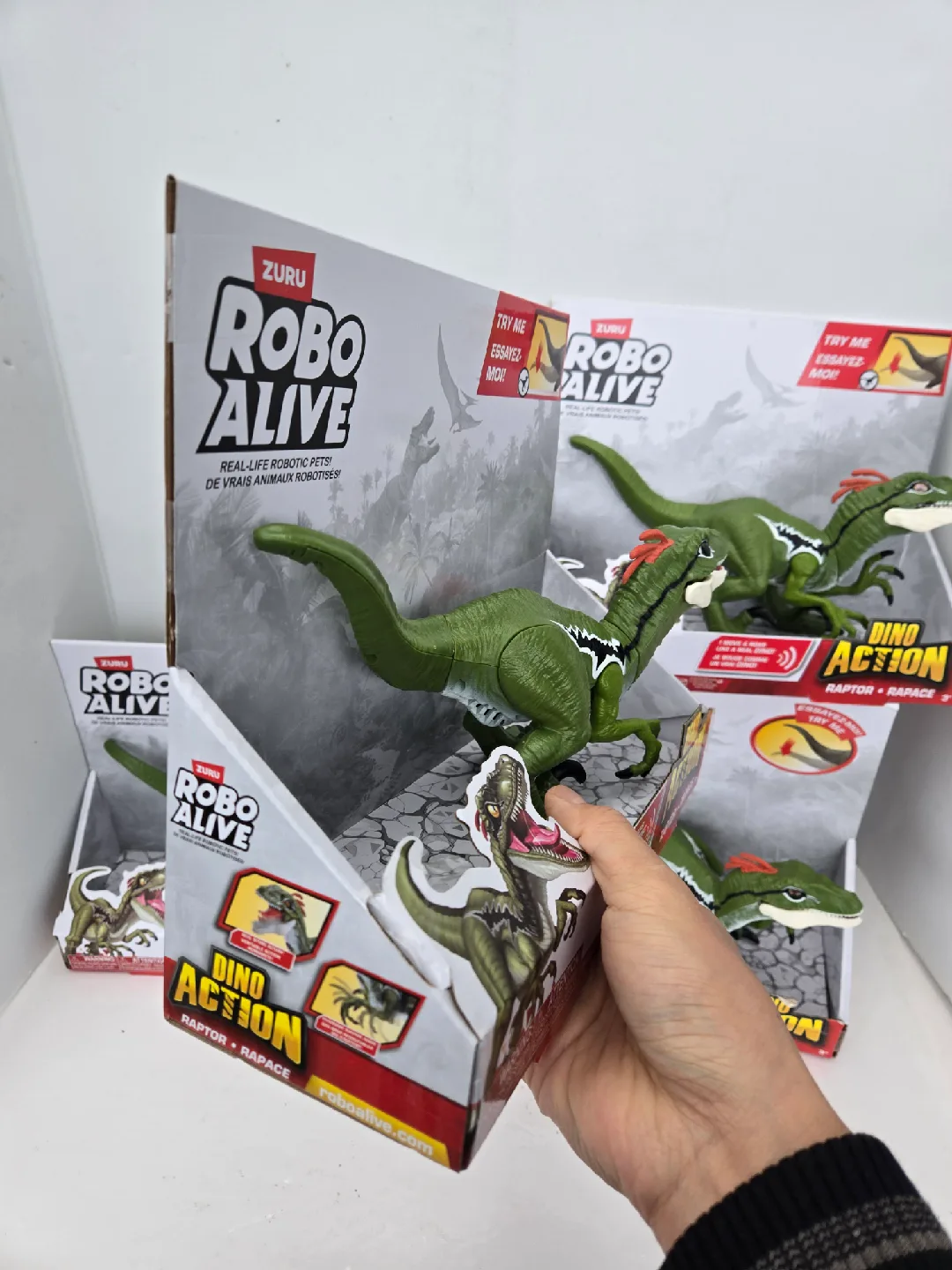 Robo Alive Dino Action Raptor by ZURU image indicator(6)