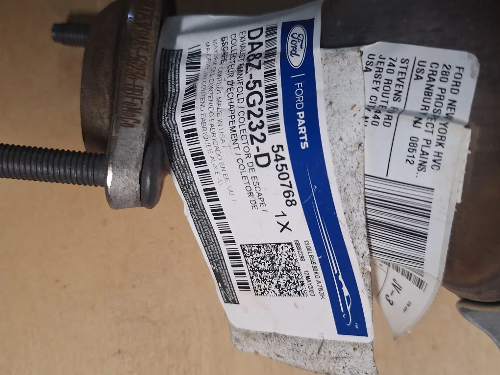 Ford DA8Z-5G232-D Exhaust Manifold Collector image indicator(5)