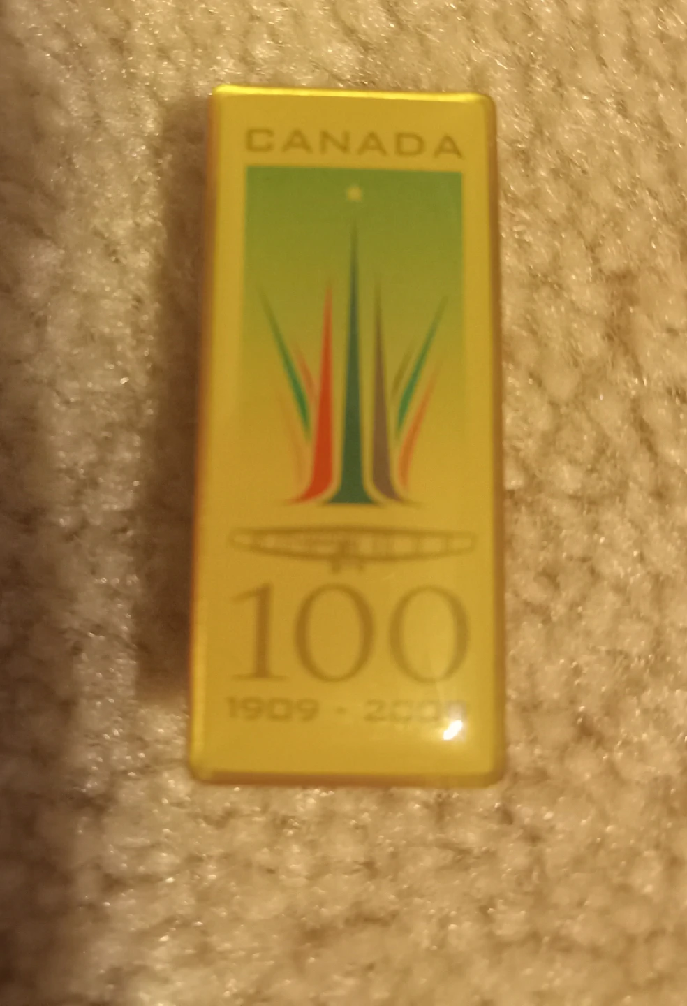 Canada First Flight 100 Year Pin - 1909-2009