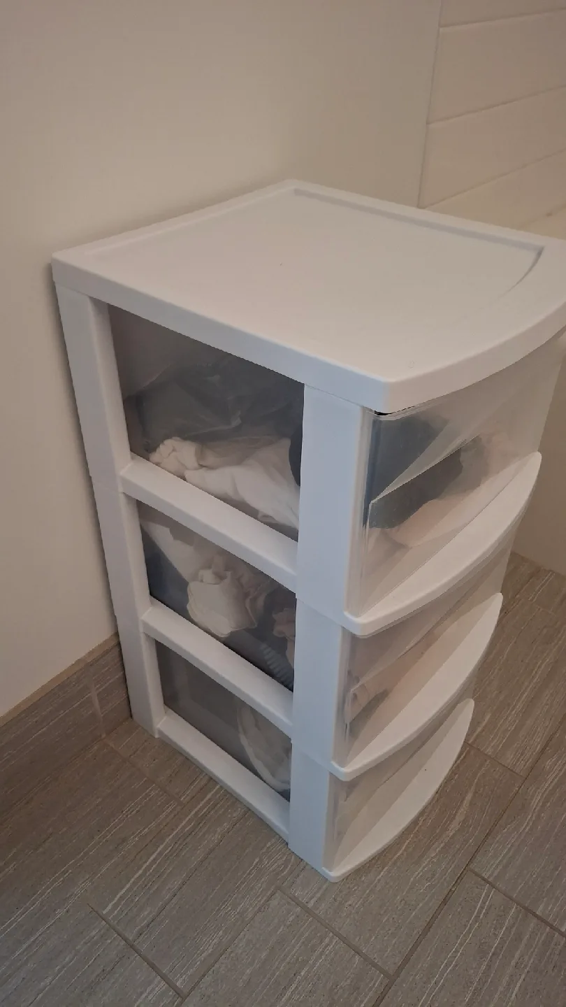 White 3-Drawer Storage Tower image indicator(2)