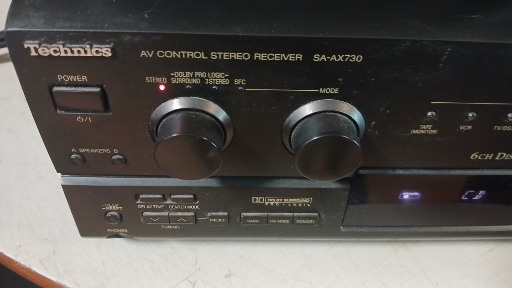 Technics SA-AX730 AV Control Stereo Receiver - photo 2