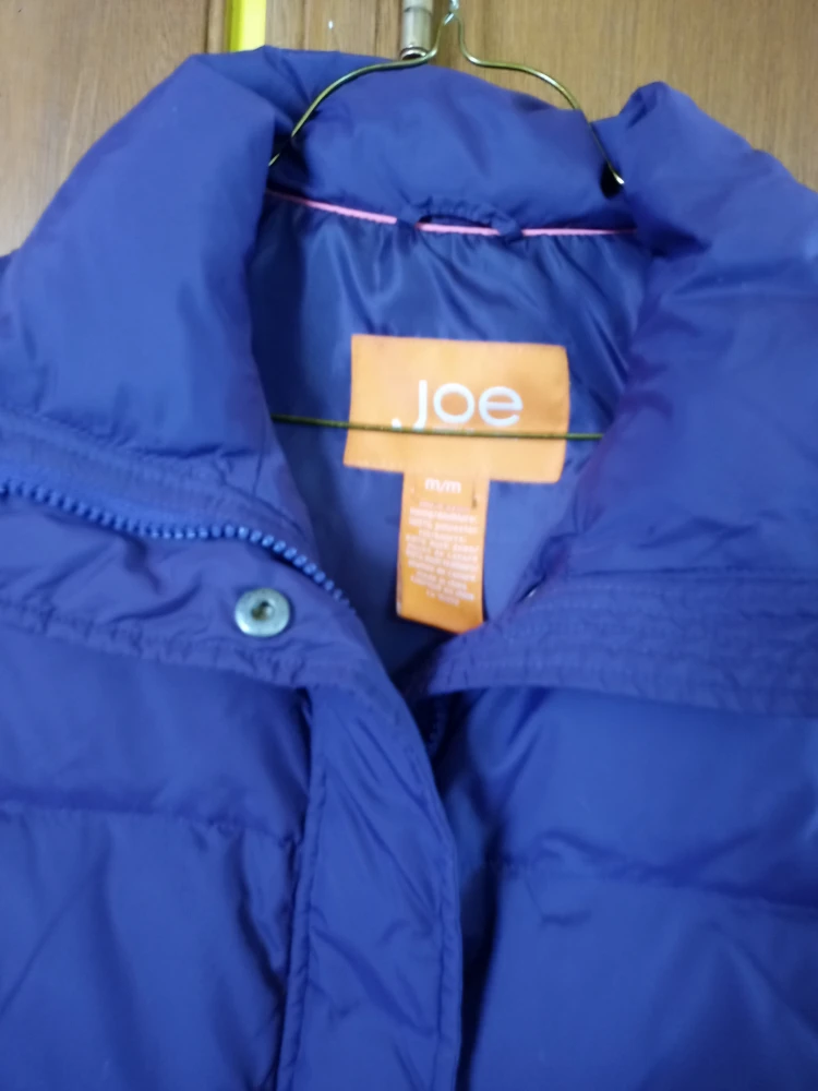 Joe Purple Puffer Vest Size M/M - photo 2