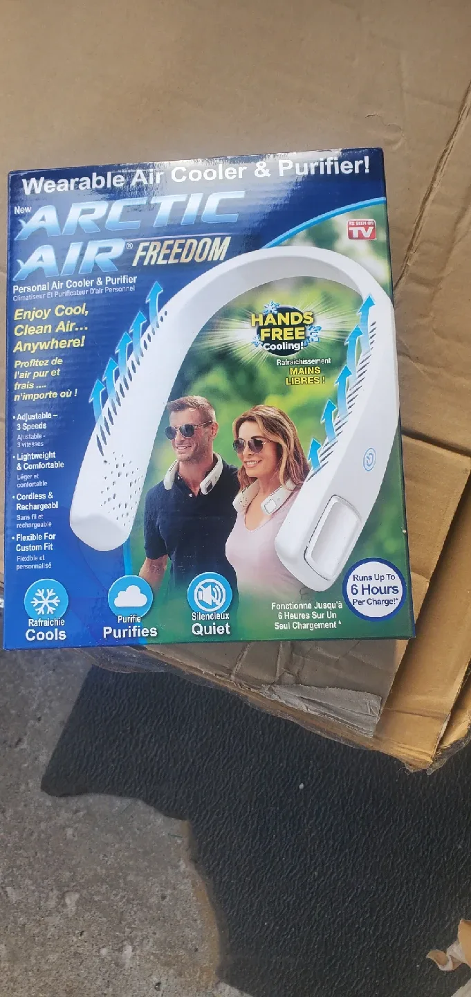 Arctic Air Freedom Wearable Personal Air Cooler - NEW image indicator(2)