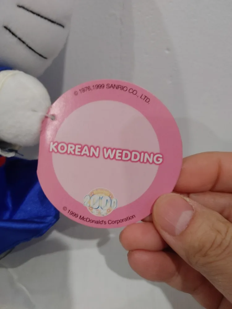 🧡SUPER RARE HELLO KITTY MCDONALD'S 2000 KOREAN WEDDING NEW! image indicator(8)