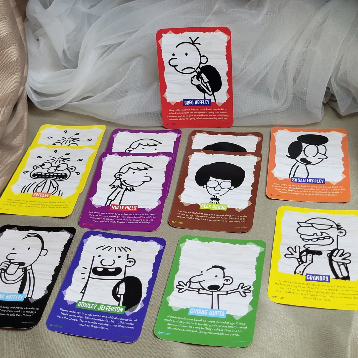 Lot of 12 Diary of Wimpy Kid Collector Cards image indicator(3)