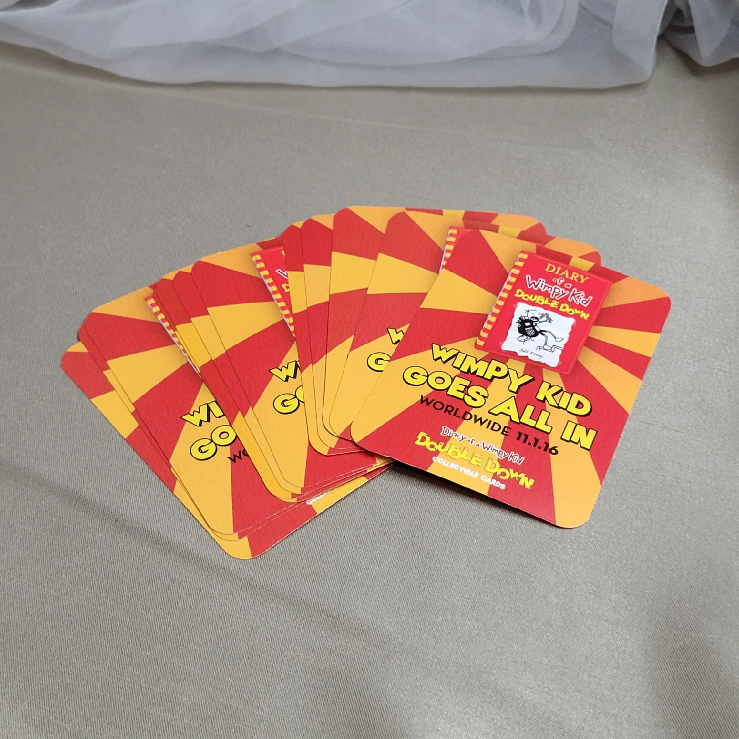 Lot of 12 Diary of Wimpy Kid Collector Cards image indicator(4)